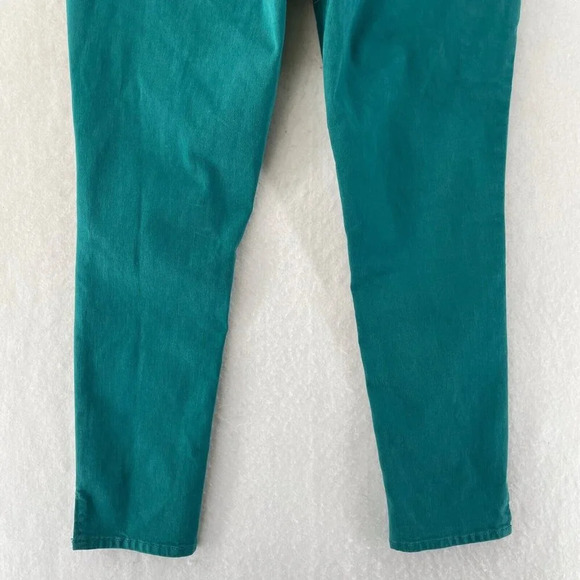 Old Navy Pants Women's Sz 12 Tattle Teal Denim Super Skinny Stretch Ankle Jeans - Picture 9 of 12